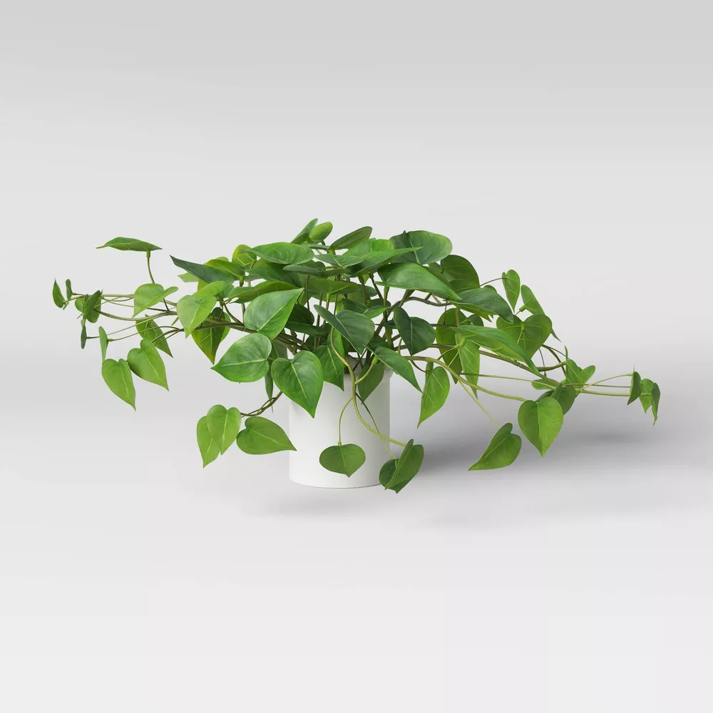 14" x 28" Artificial Pothos Plant in Pot - Threshold