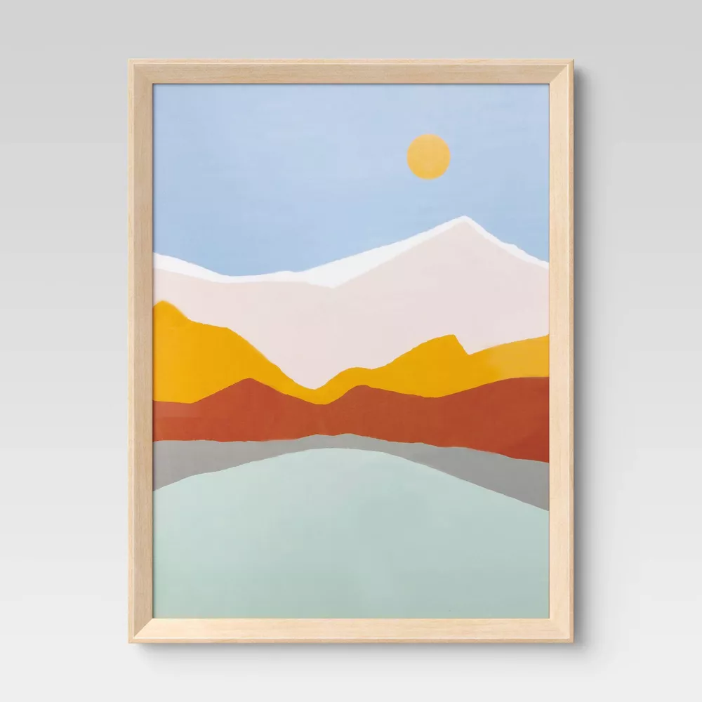18" x 24" Wedge Poster Frame Natural - Room Essentials