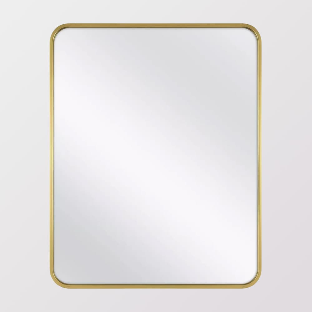24" x 30" Rectangular Decorative Wall Mirror with Rounded Corners - Threshold