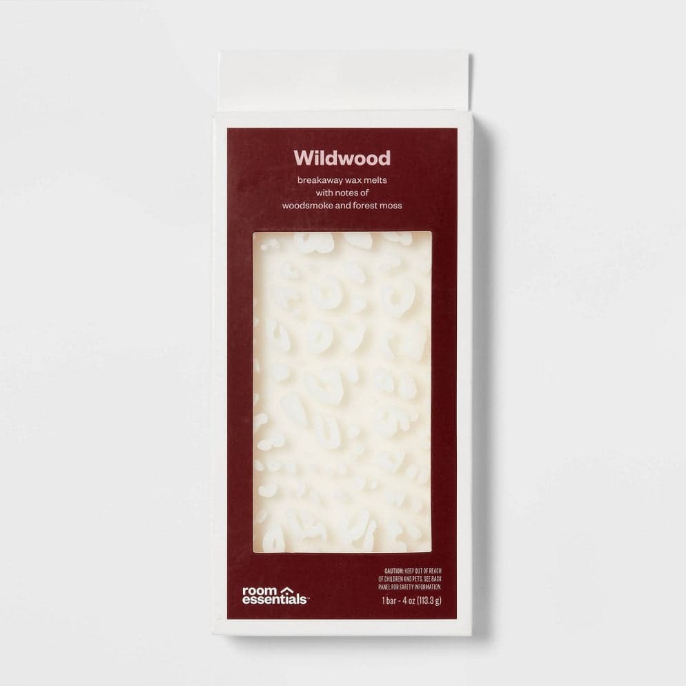 4oz Wax Bar with Embossed Pattern Wildwood - Room Essentials